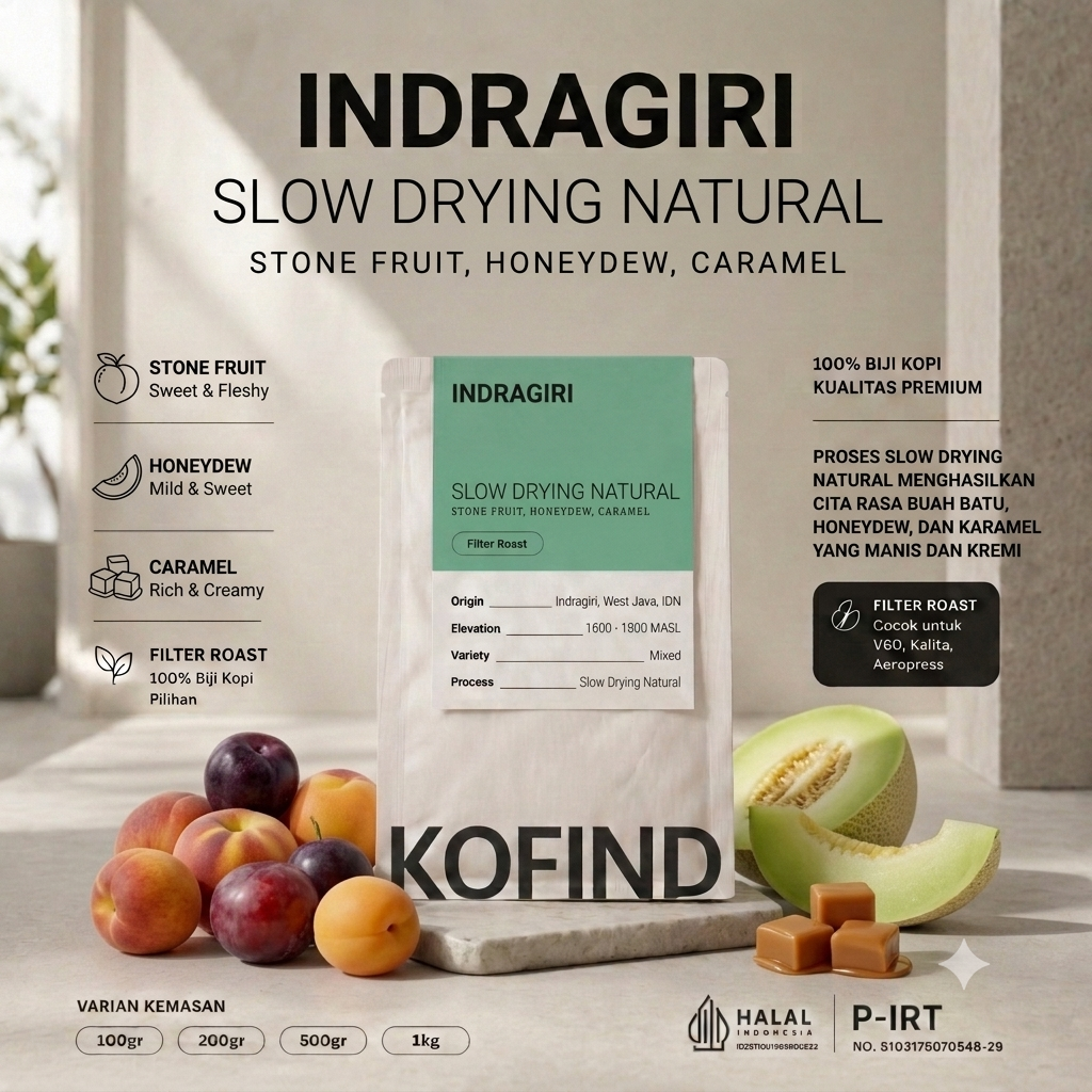 Indragiri Slow Drying Natural